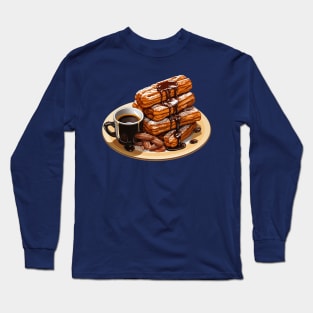 Churros with coffee Long Sleeve T-Shirt